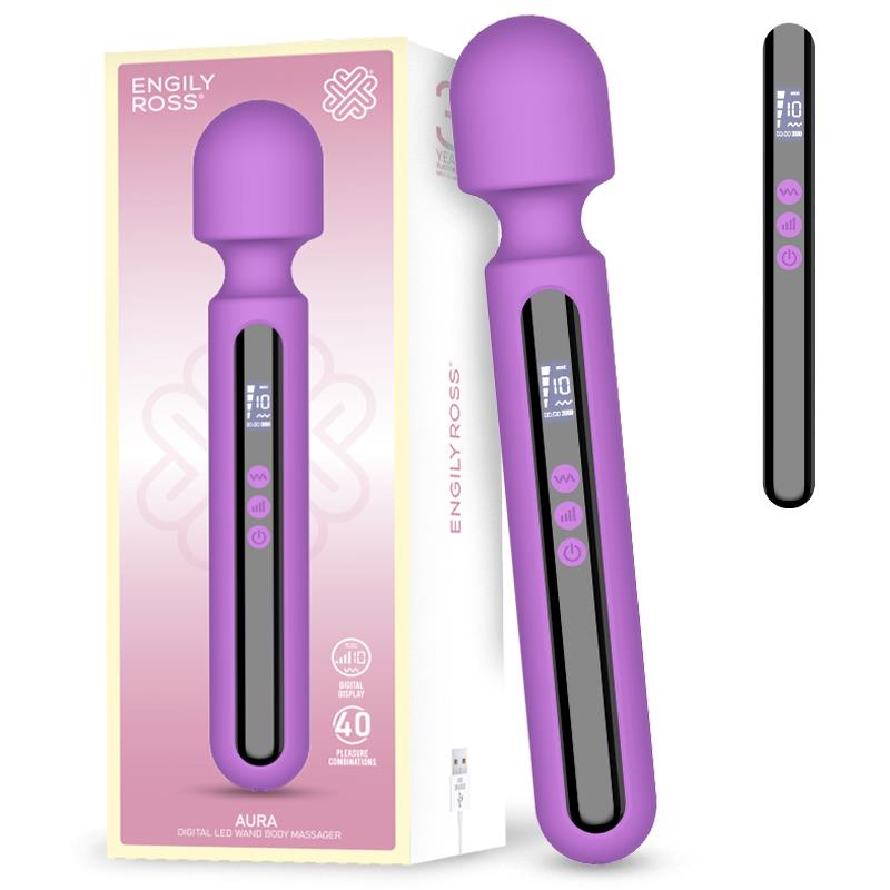 DIGITAL Aura Wand Massager with Digital Led Screen, Big Size and Powerfull 29.5 cm
