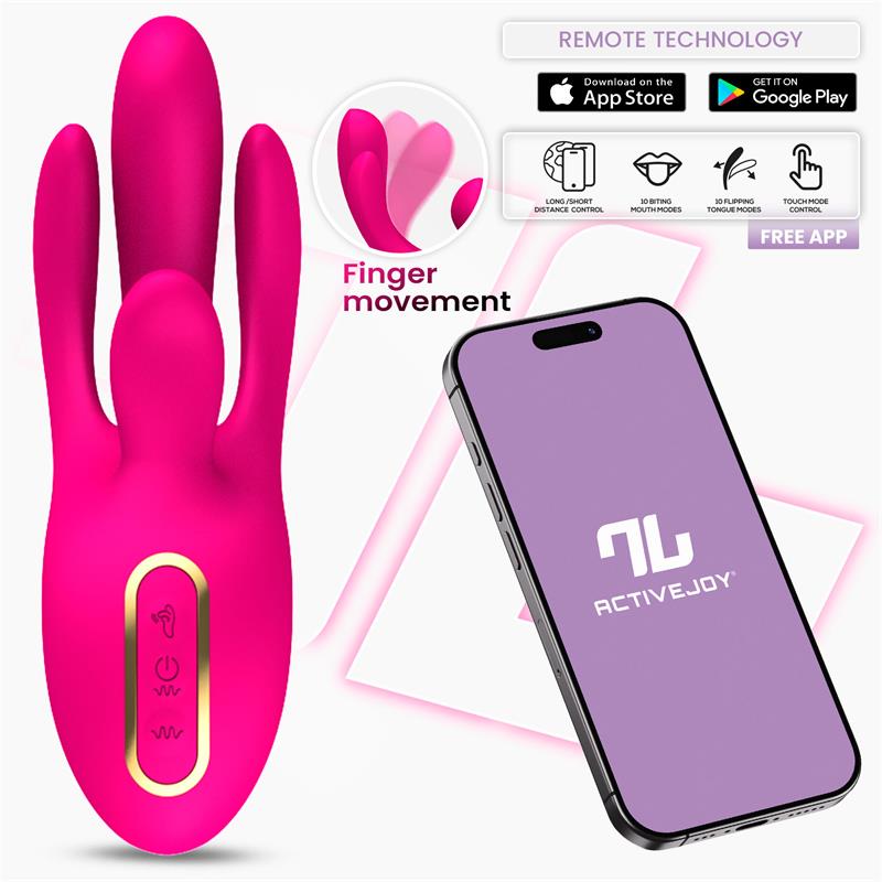 INTOYOU APP SERIES Derek Vibe with Finger Function 3 Motors and App
