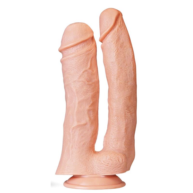 LOVETOY Double Dildo King 12" Flesh