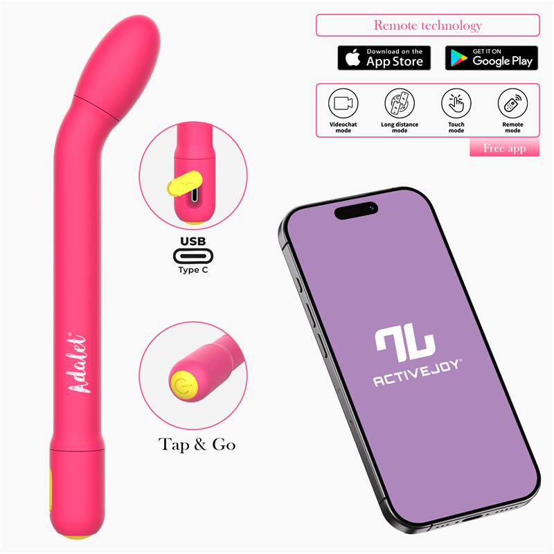 ADALET Gently G-Point Vibrator with APP Pink