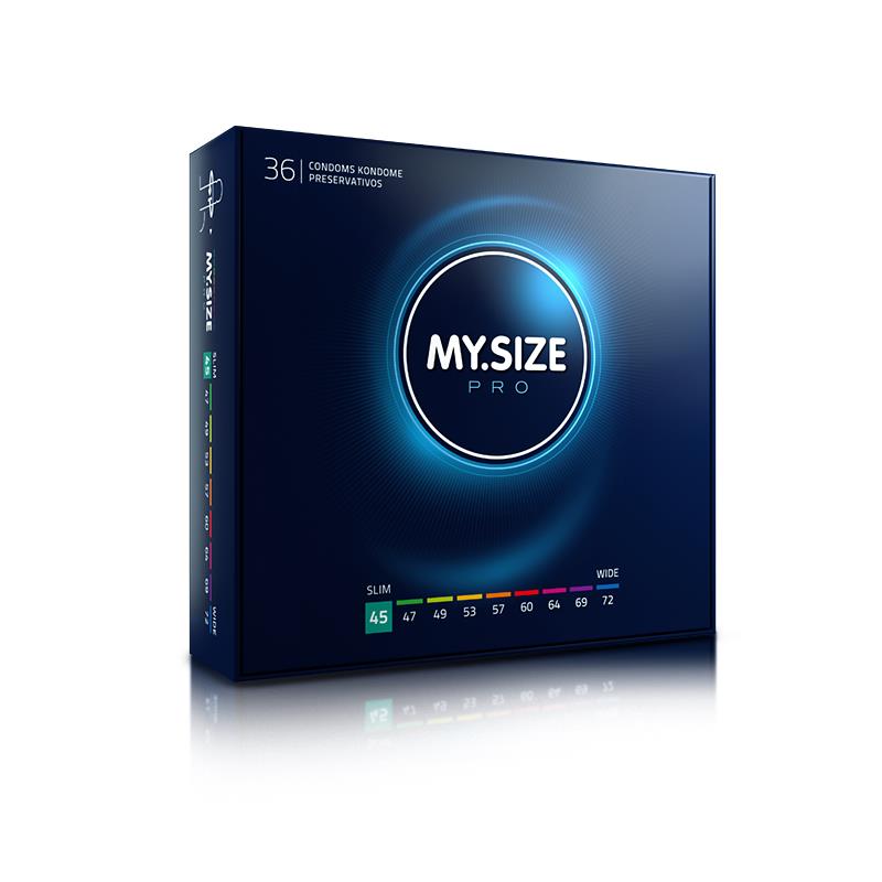MY SIZE Pro Condoms Size 45 Box of 36 Uds