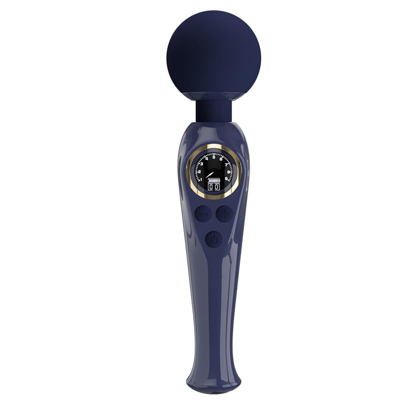 PRETTYLOVE Skyler Massager Wand with Digital Screen Blue