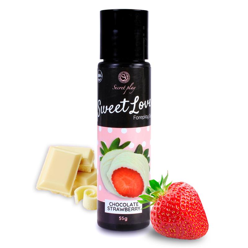 SECRET PLAY Sweet Love Lubricant Strawberry & White Chocolate 60 ml