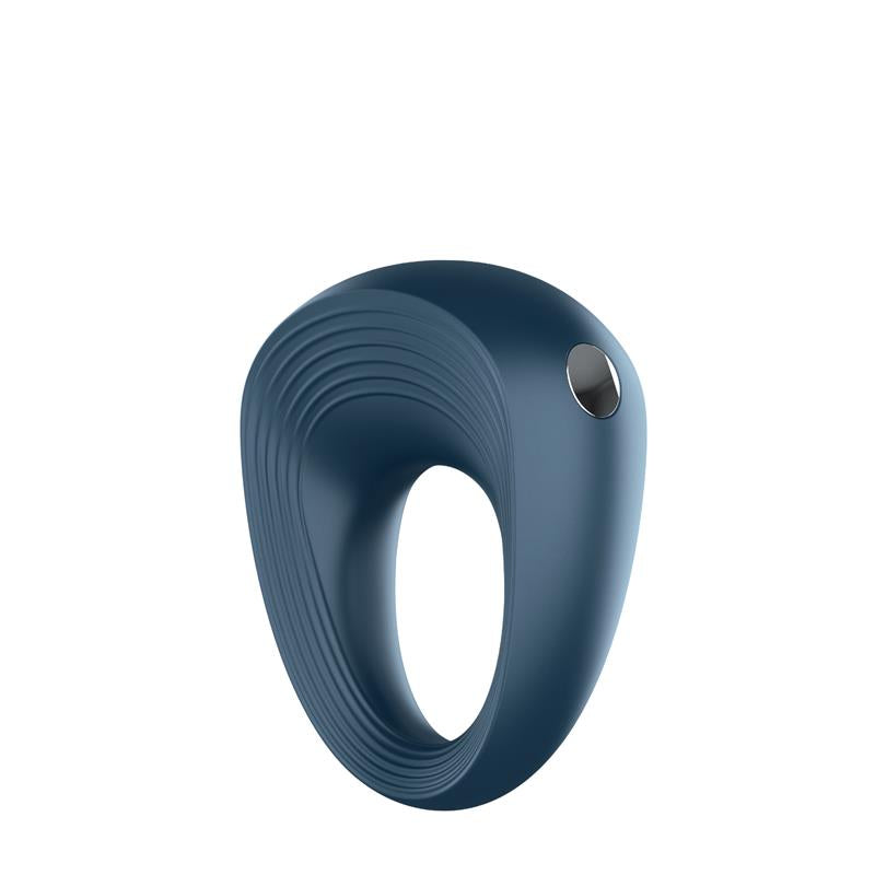 SATISFYER Vibrating Cock Ring Dark Blue
