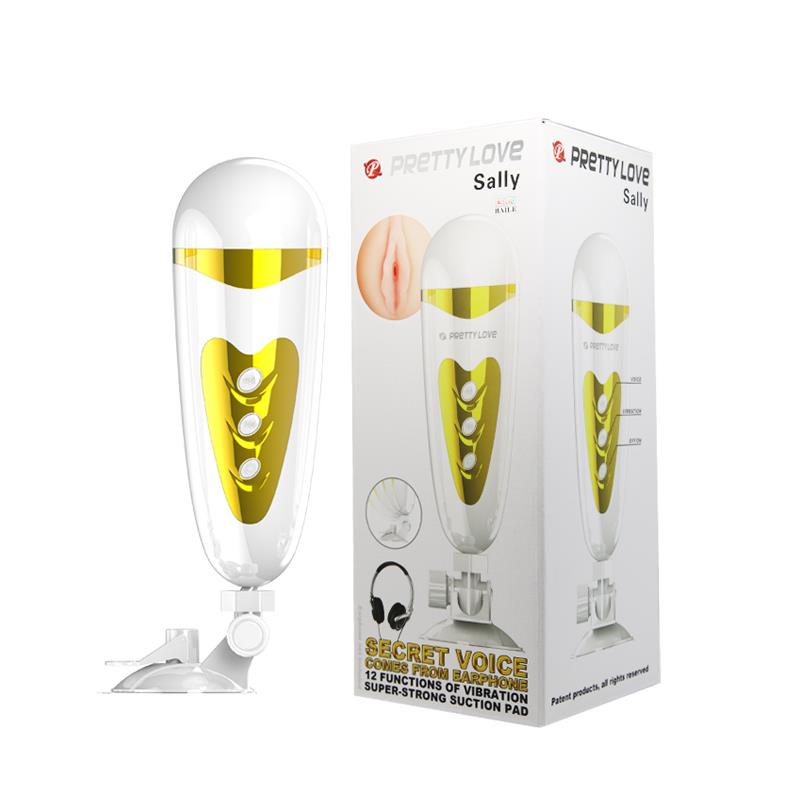 PRETTYLOVE Pretty Love Masturbator Sally White and Golden