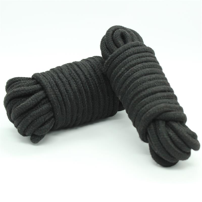 LATETOBED BDSM LINE Bondage Cotton Rope 10 Meter Black