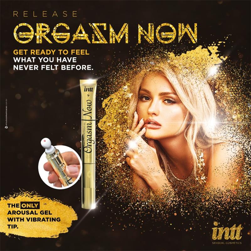 INTT Sensitizing Gel with Vibrating Tip Orgasm Now 15 ml
