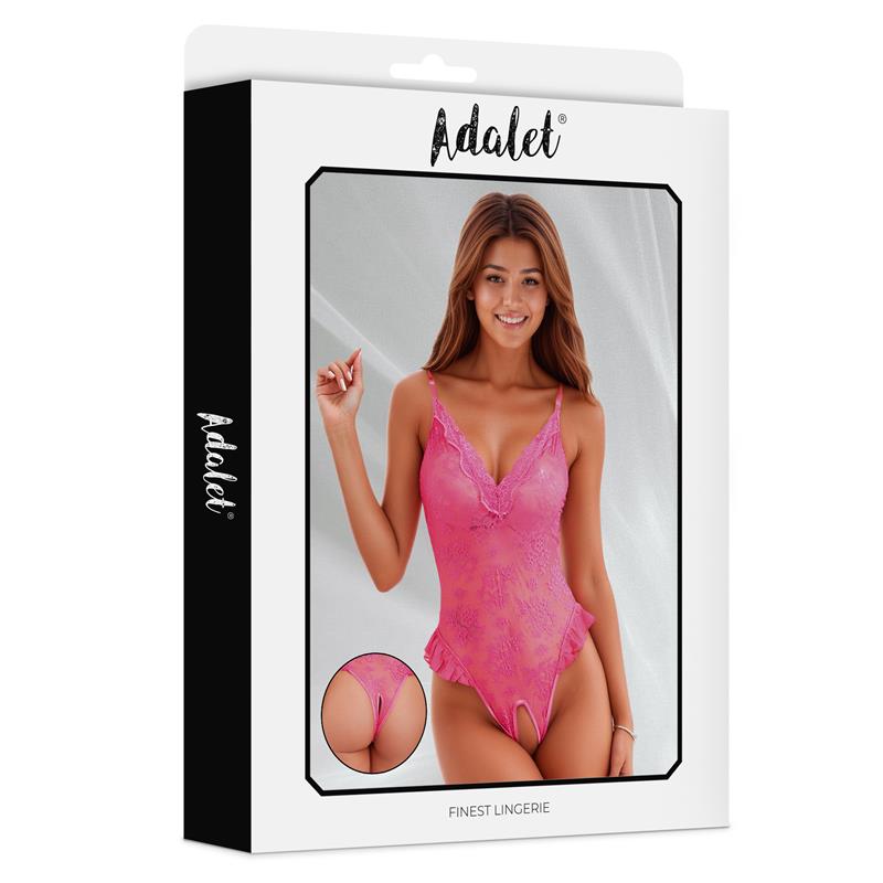 ADALET LINGERIE Iris Open Teddy Pink