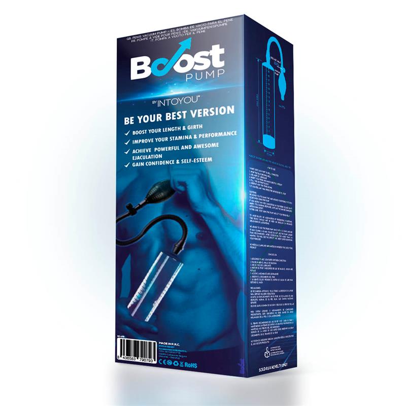BOOST PUMPS Manual Penis Pump PSX04 Crystal