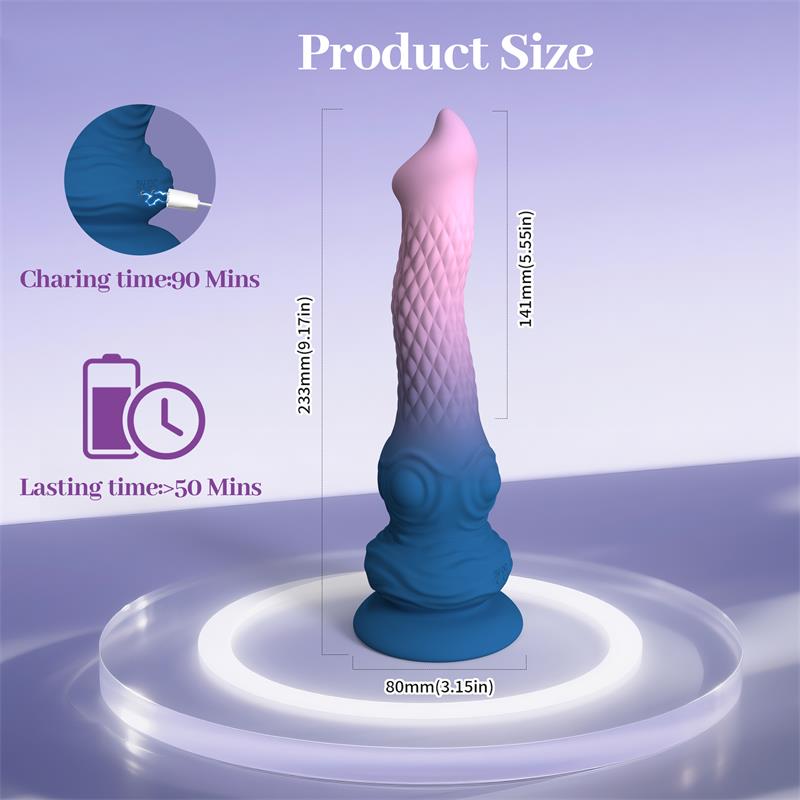 Fantasy Dildo Vibration, Oscilation and Suction Cup