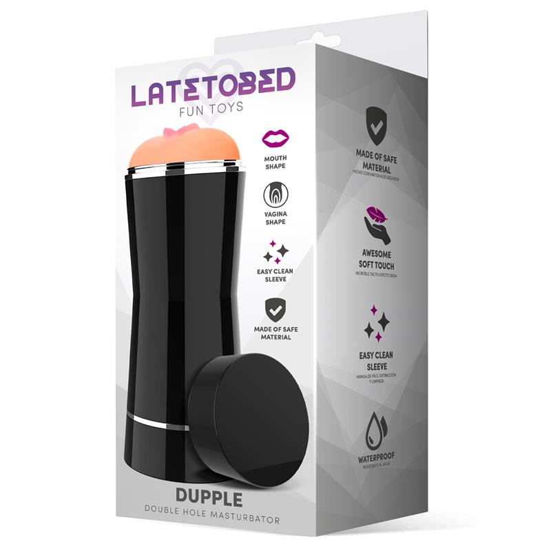 LATETOBED Dupple Double Hole Masturbator Vagina and Mouth