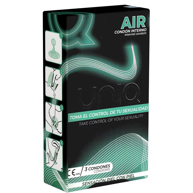 UNIQ Air Female Condoms without Latex 3 pcs
