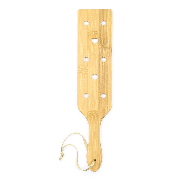 LATETOBED BDSM LINE Bamboo Paddle with Hearts 33 cm