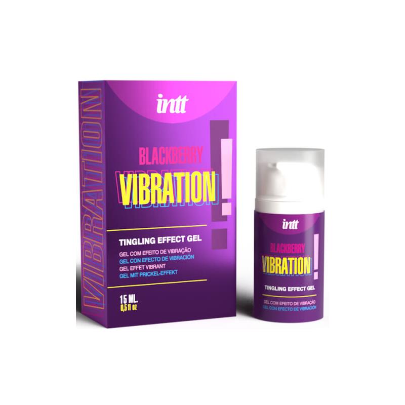 INTT Blackberry Tingling Effect Vibrating Gel 15 ml