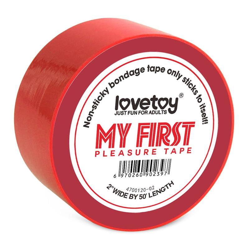 LOVETOY Bondage Tape Non Sticky Red