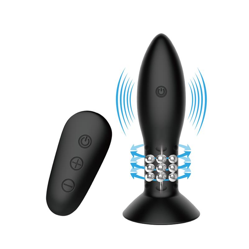 MR PLAY Butt Plug with Vibration and Rotation