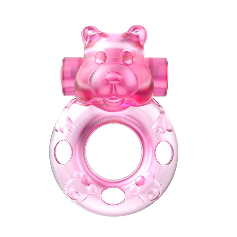 BAILE Cock Ring with Vibrating Bullet Bear