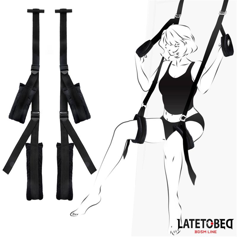 BDSM LINE Door Jam Sling Black