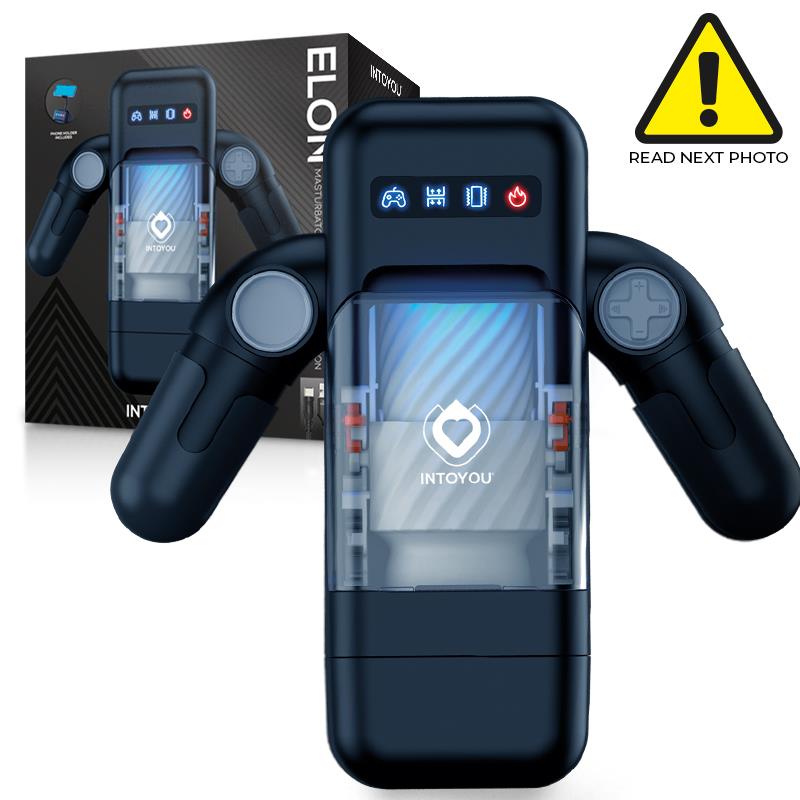 INTOYOU Elon Intelligent Masturbator with Up and Down Movement, Vibration, Heat and Phone Holder