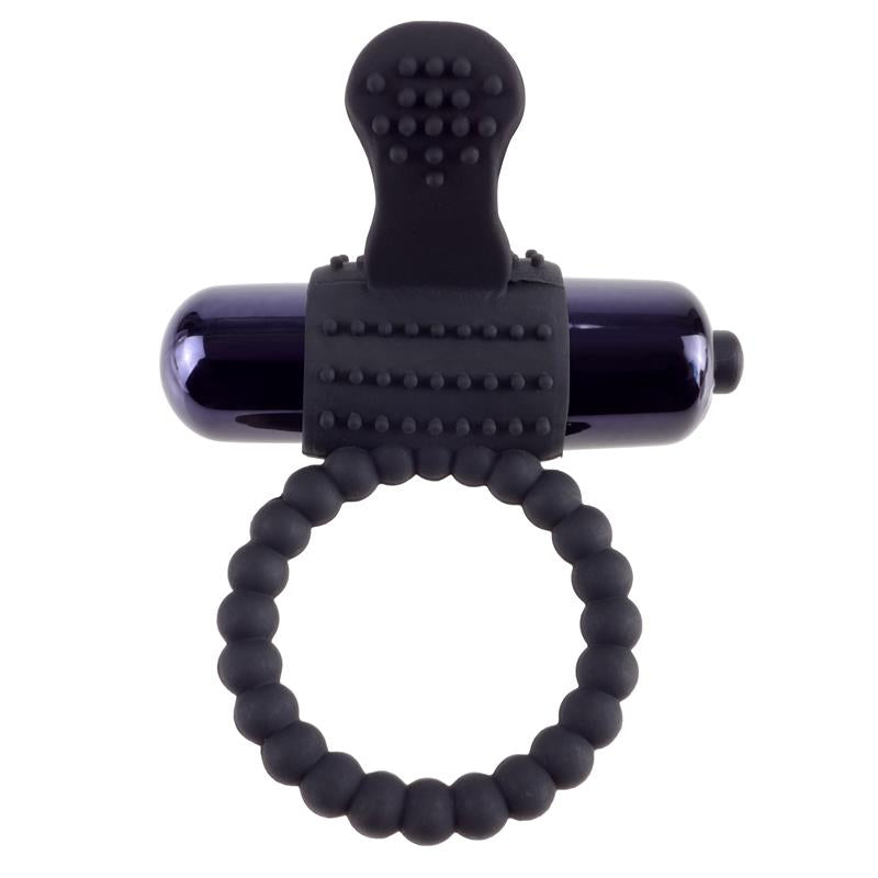 FANTASY C-RINGZ Fantasy C-Ringz Vibrating Silicone Super Ring Black