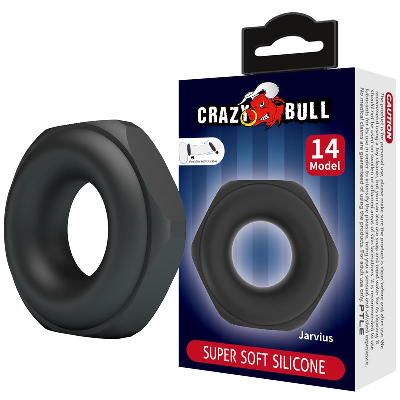 CRAZY BULL Jarvius Cock Ring Silicone Mod 14