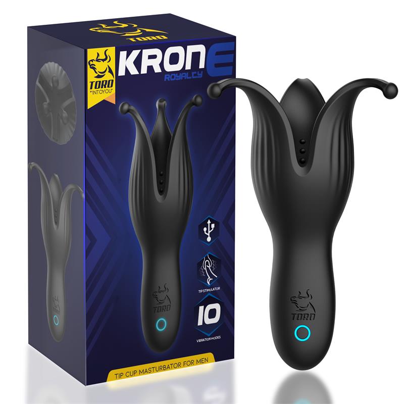 MINOTHOR Krone Tip Cup Masturbator for Men Silicone USB
