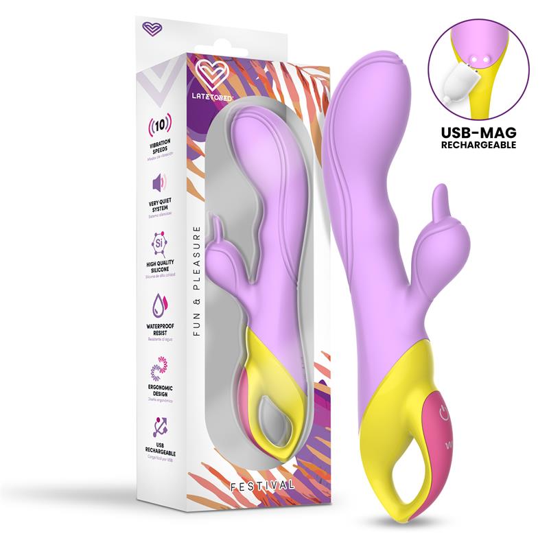 FESTIVAL Lilly Stimulator 10 Modes USB Magnetic