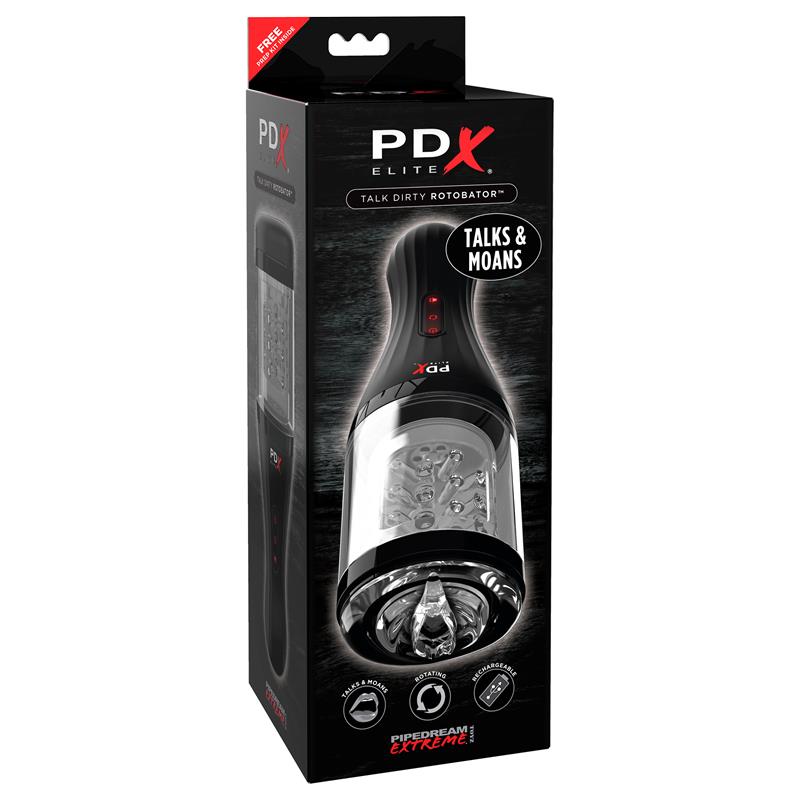 PDX ELITE Masturbator Talk Dirty Rotobator Voice Function