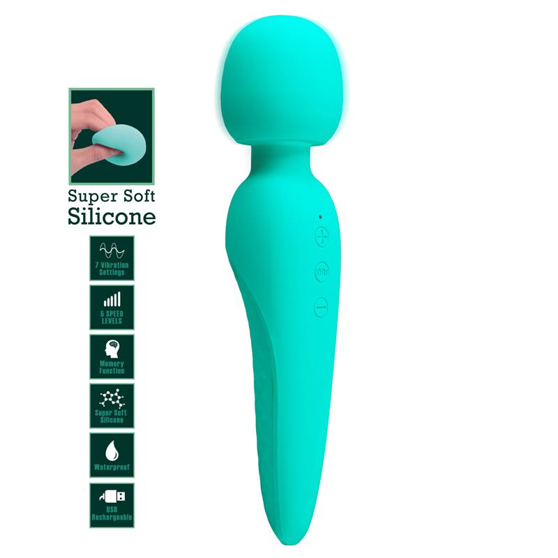 PRETTYLOVE Meredith Massager Wand Green
