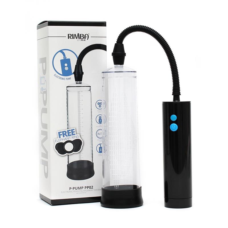 RIMBA TOYS Penis Enlarger with Rechargeable Remote P-Pump PP2