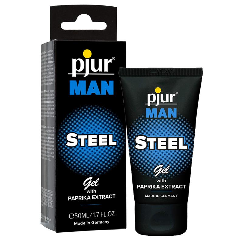 View larger Download all images  PJUR Pjur Man Gel Steel 50 ml
