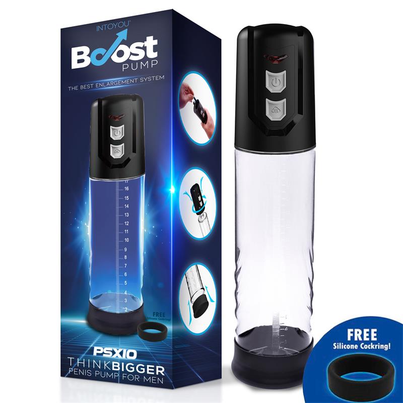 BOOST PUMPS PSX10 Automatic Penis Pump Crystal