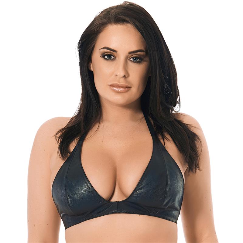 BONDAGE PLAY Leather Bra One size