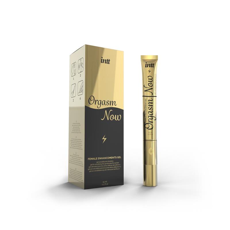 INTT Sensitizing Gel with Vibrating Tip Orgasm Now 15 ml
