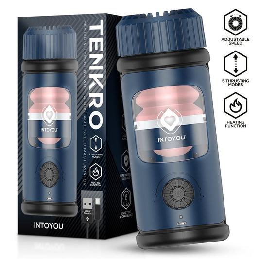 INTOYOU Tenkro Masturbator wit Thrusting and Heat USB-C