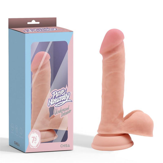 CHISA Undressed Debater Liquid Silicone Dual-Density Realistic Dildo 19.2 cm