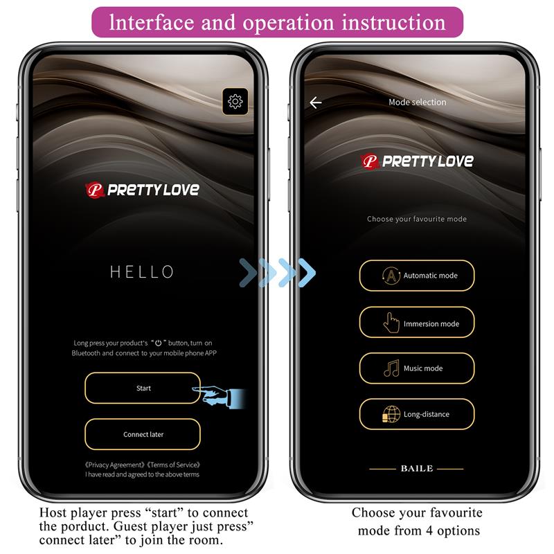 PRETTYLOVE Baird G-Spot Vibrator wih App
