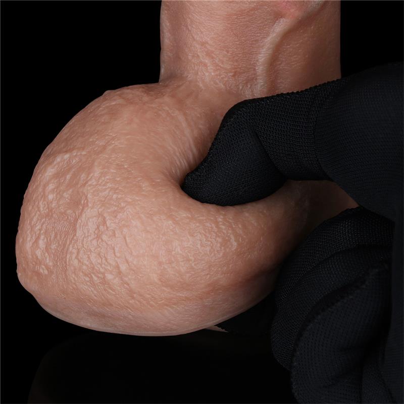 LOVETOY Dual Layer Silicone Dildo 9"
