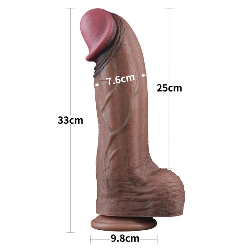 LOVETOY Dual Layered Dildo 13" Cock XXL