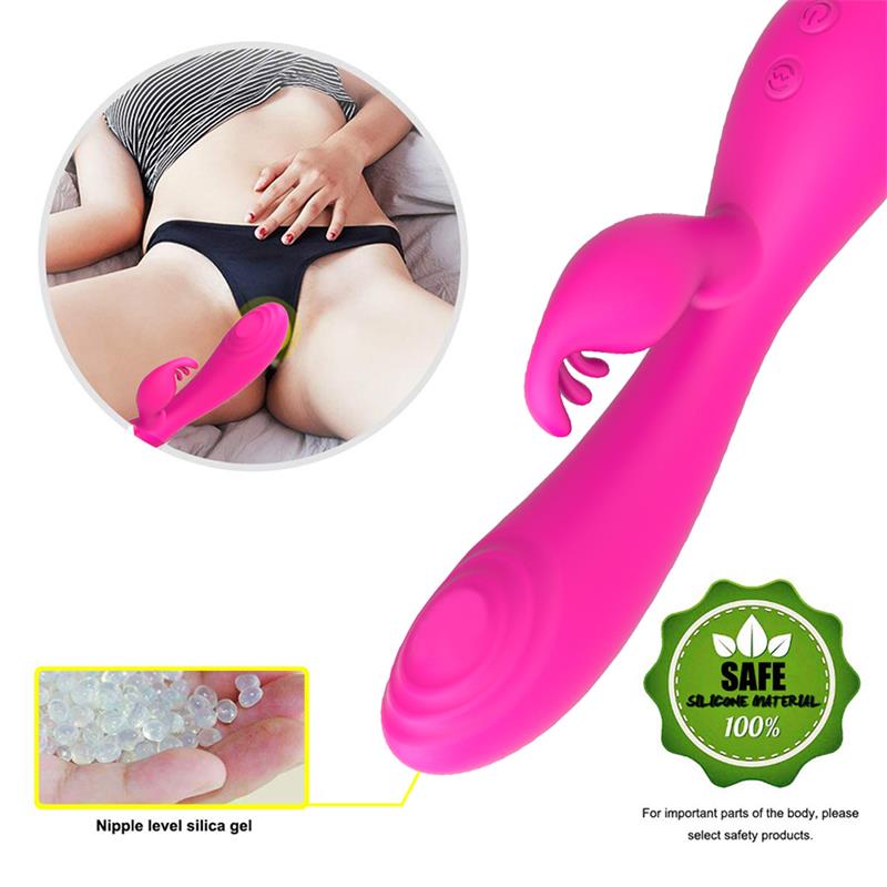 NALONE Magic Stick Rabbit Vibe with Pulsation Fuchsia