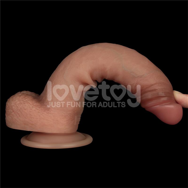 LOVETOY Sliding Pro Dildo Sliding Skin Dual Layer 8.5"