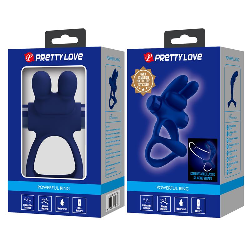 PRETTYLOVE Vibrating Penis Ring