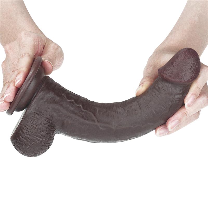 LOVETOY Dildo Sliding 9" Black