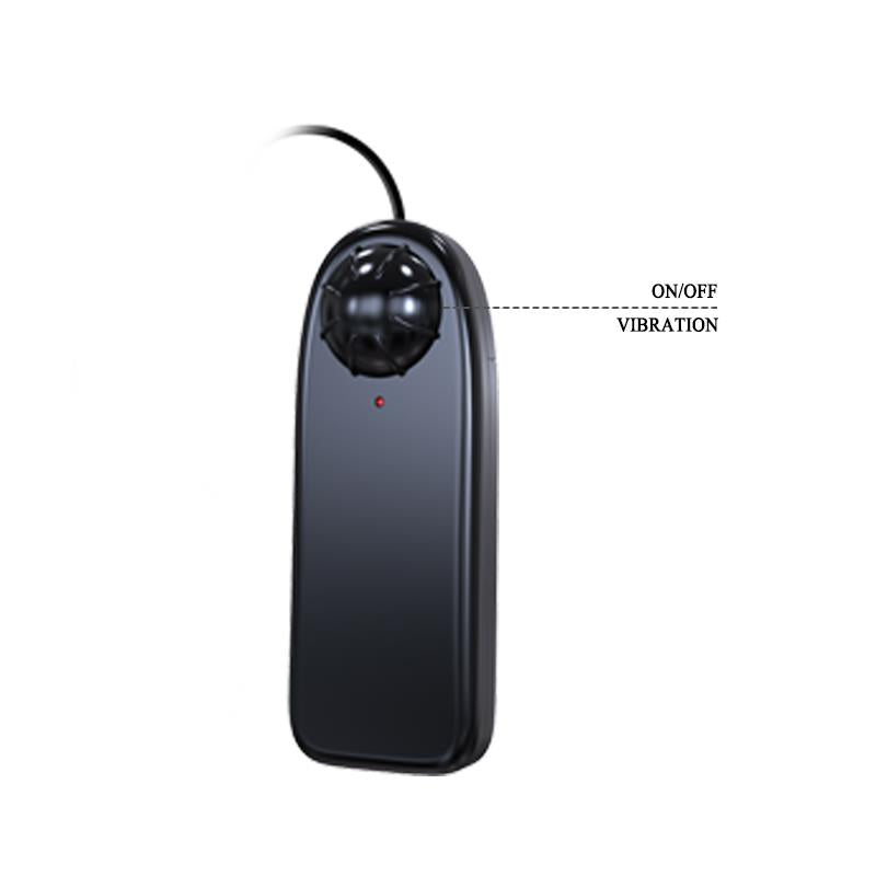 BAILE Harness with Double Retractable Dildo with Vibration