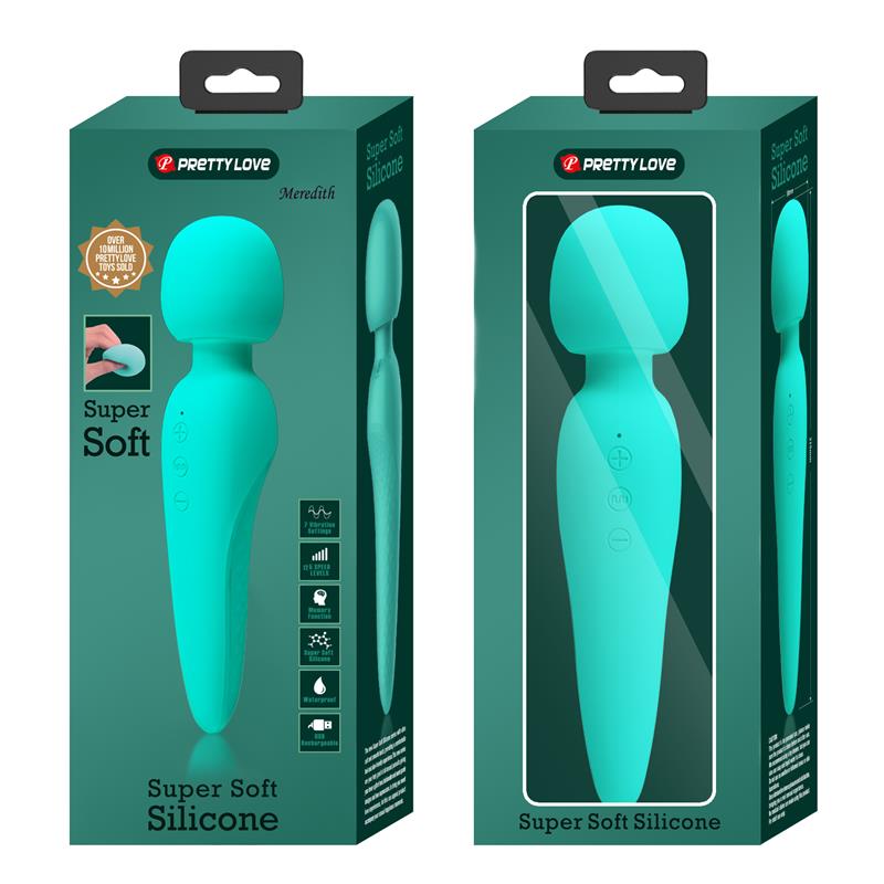 PRETTYLOVE Meredith Massager Wand Green