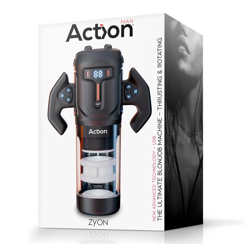 ACTION Zyon Advance Automatic Thrusting and Rotating Masturbator