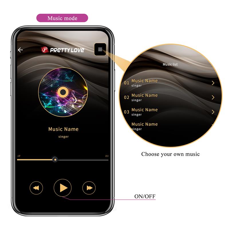 PRETTYLOVE Baird G-Spot Vibrator wih App