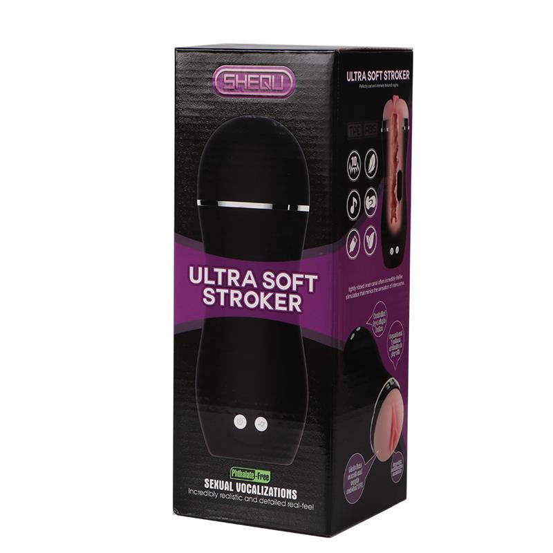 SHEQU Vibrating Masturbator USB Tiny Man