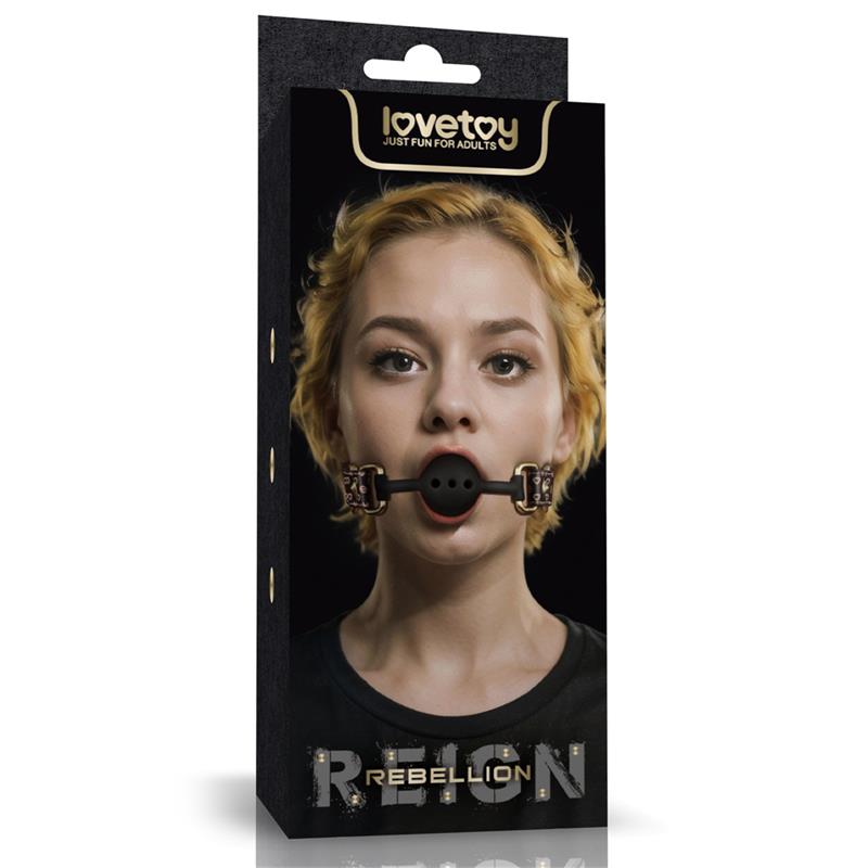 LOVETOY Rebellion Reign Breathable Silicone Ball Gag