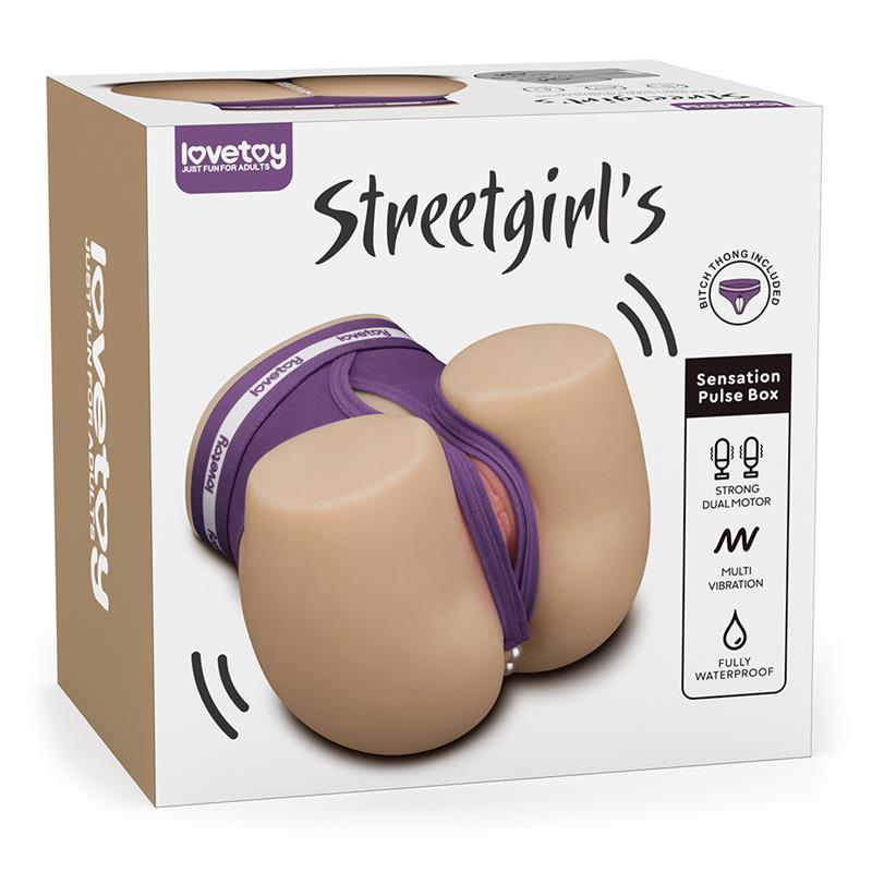 LOVETOY Streetgirls Masturbator with Dual Motor Sensation Pulse